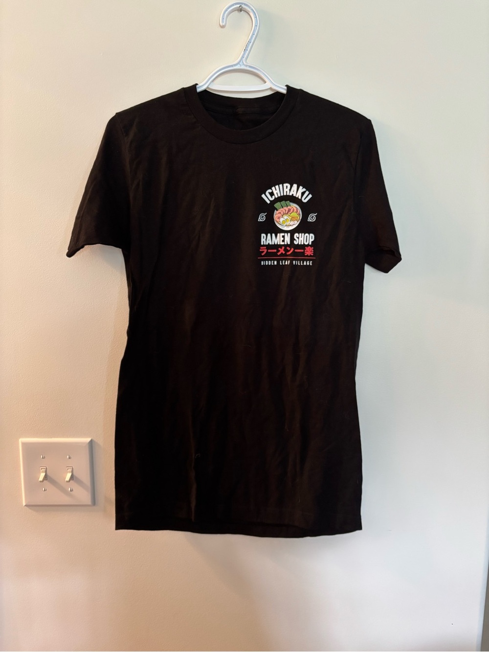 Naruto Ichiraku Ramen Shop Graphic Tee - Black Men’s Small